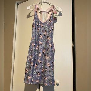 Pop fit / cheek boss racerback astronaut and moon dress size large